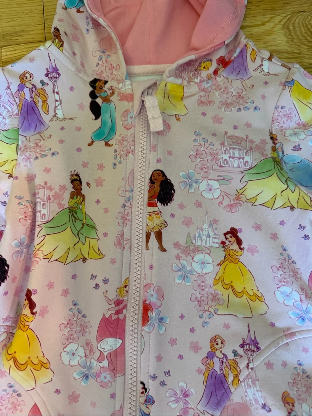 Little Sleepies Princess Peplum Zipup